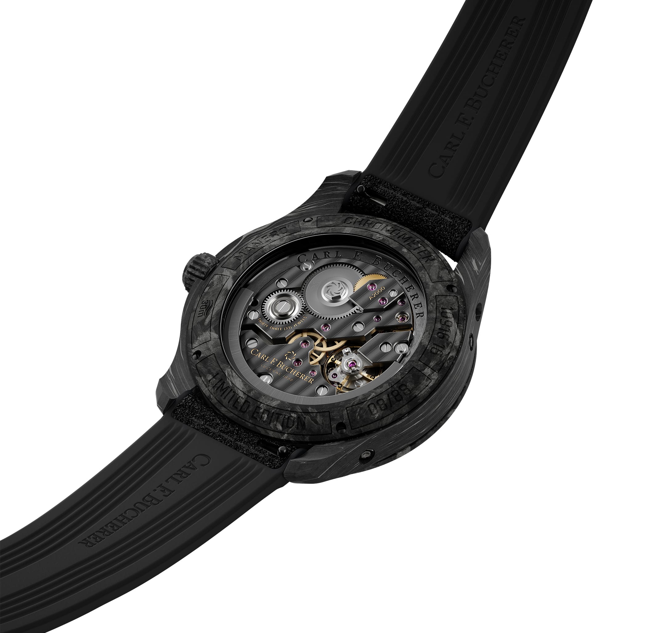 Manero Peripheral Perpetual Calendar Black